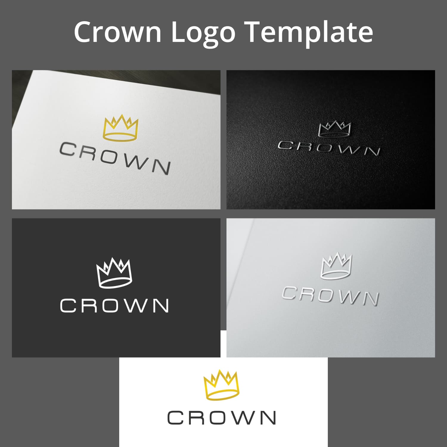 Crown Logo Template.