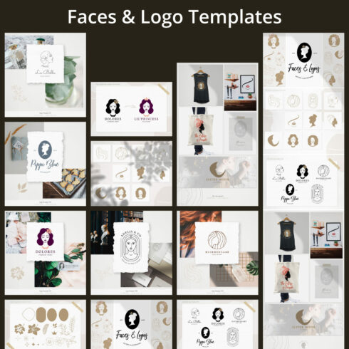 Faces & Logo Templates.