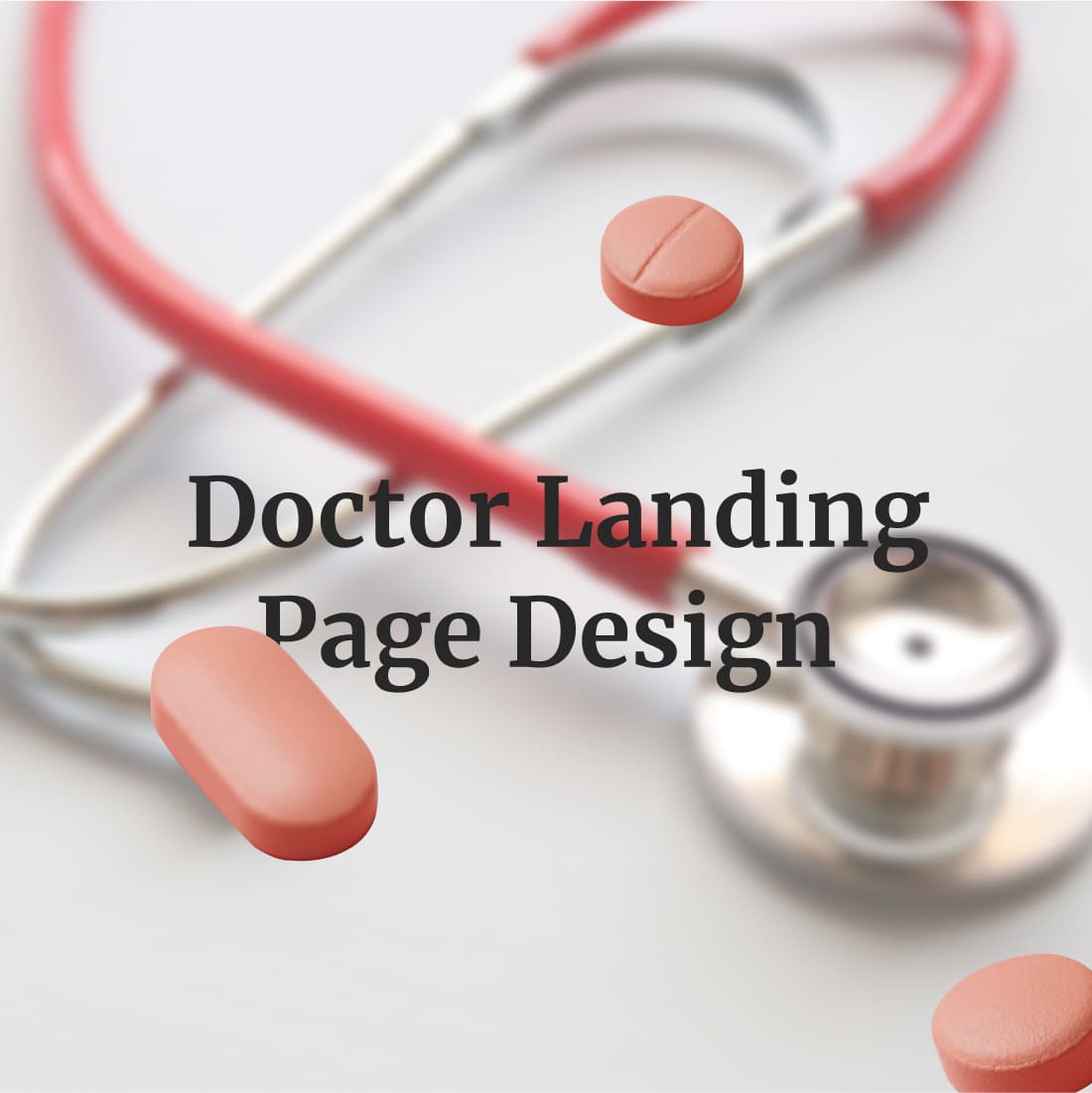 doctor landing page template.