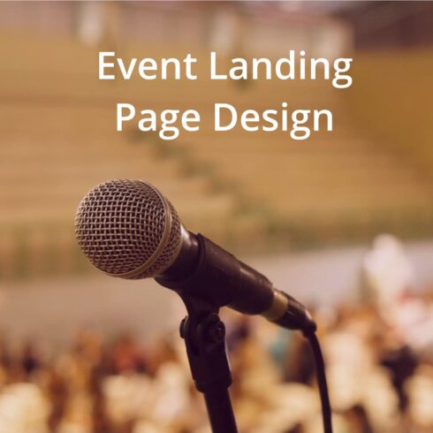 event landing page template.