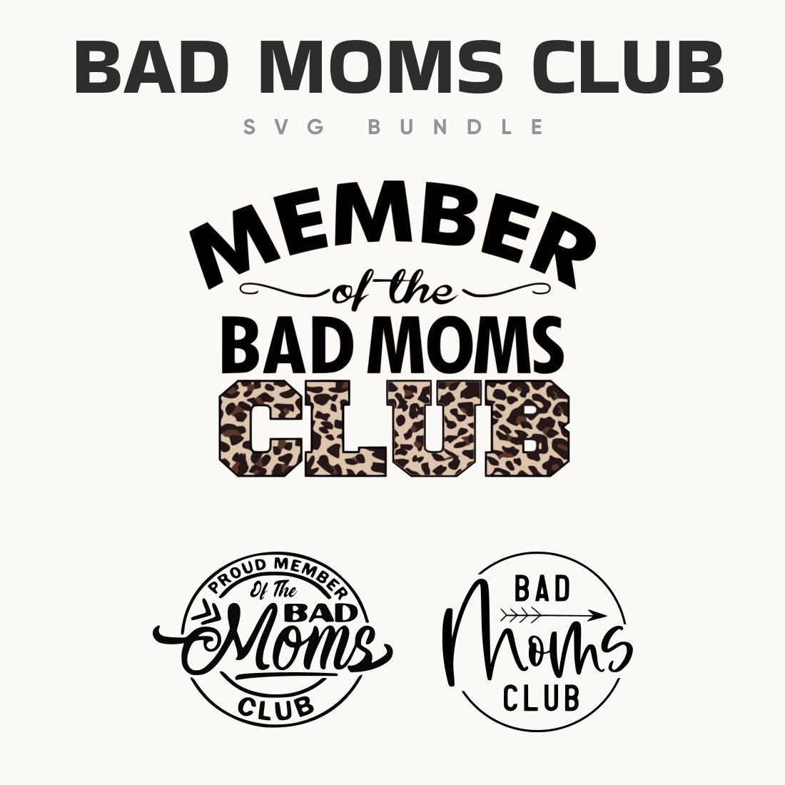 bad moms club svg.