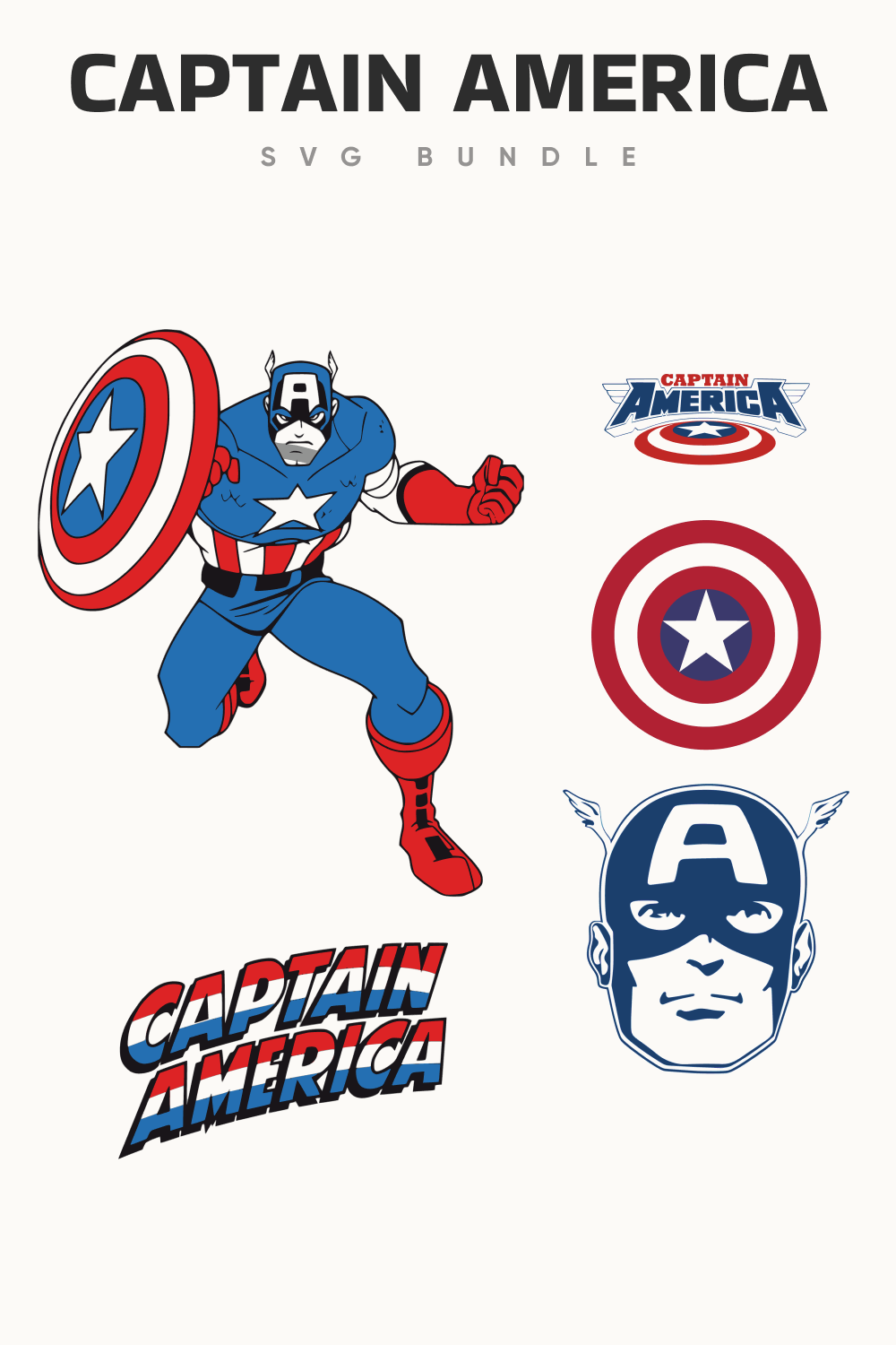Cool Captain America in his best costume.