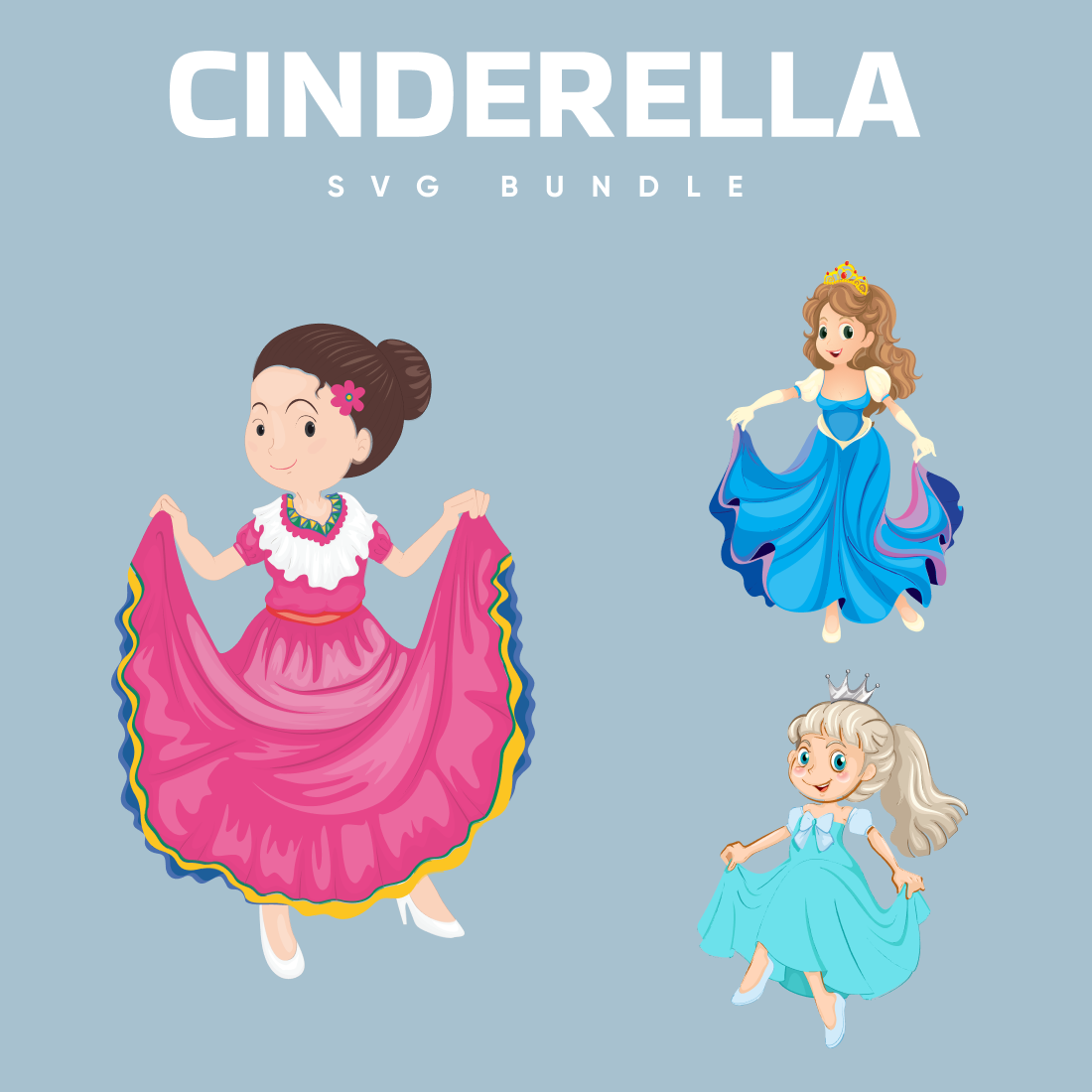 Cinderella SVG Designs – MasterBundles