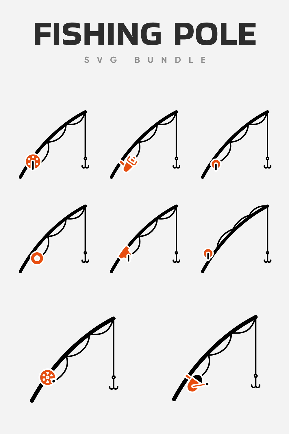 Fishing Pole SVG Designs