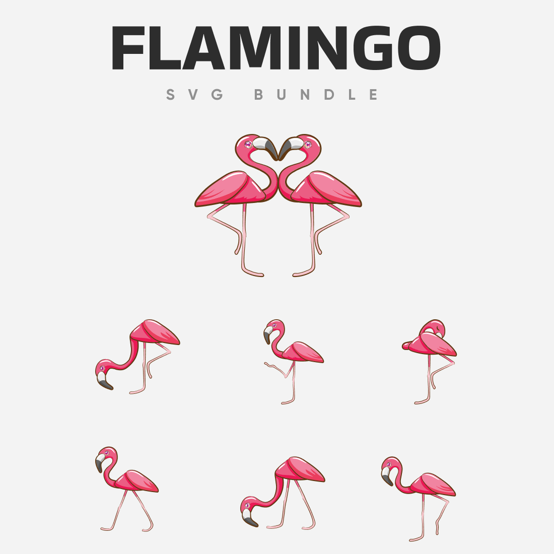 flamingo svg.