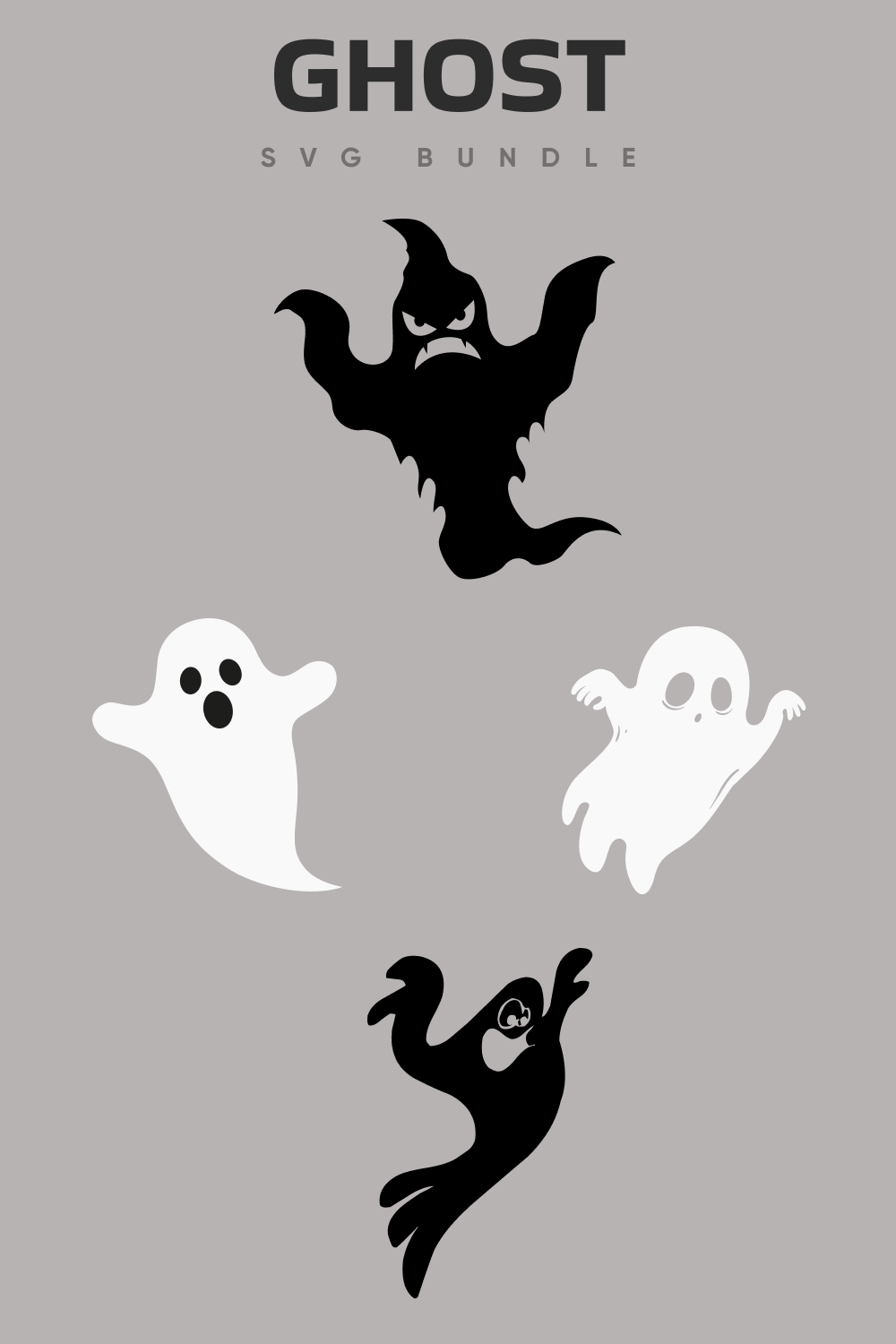 Ghost various in the different colors.