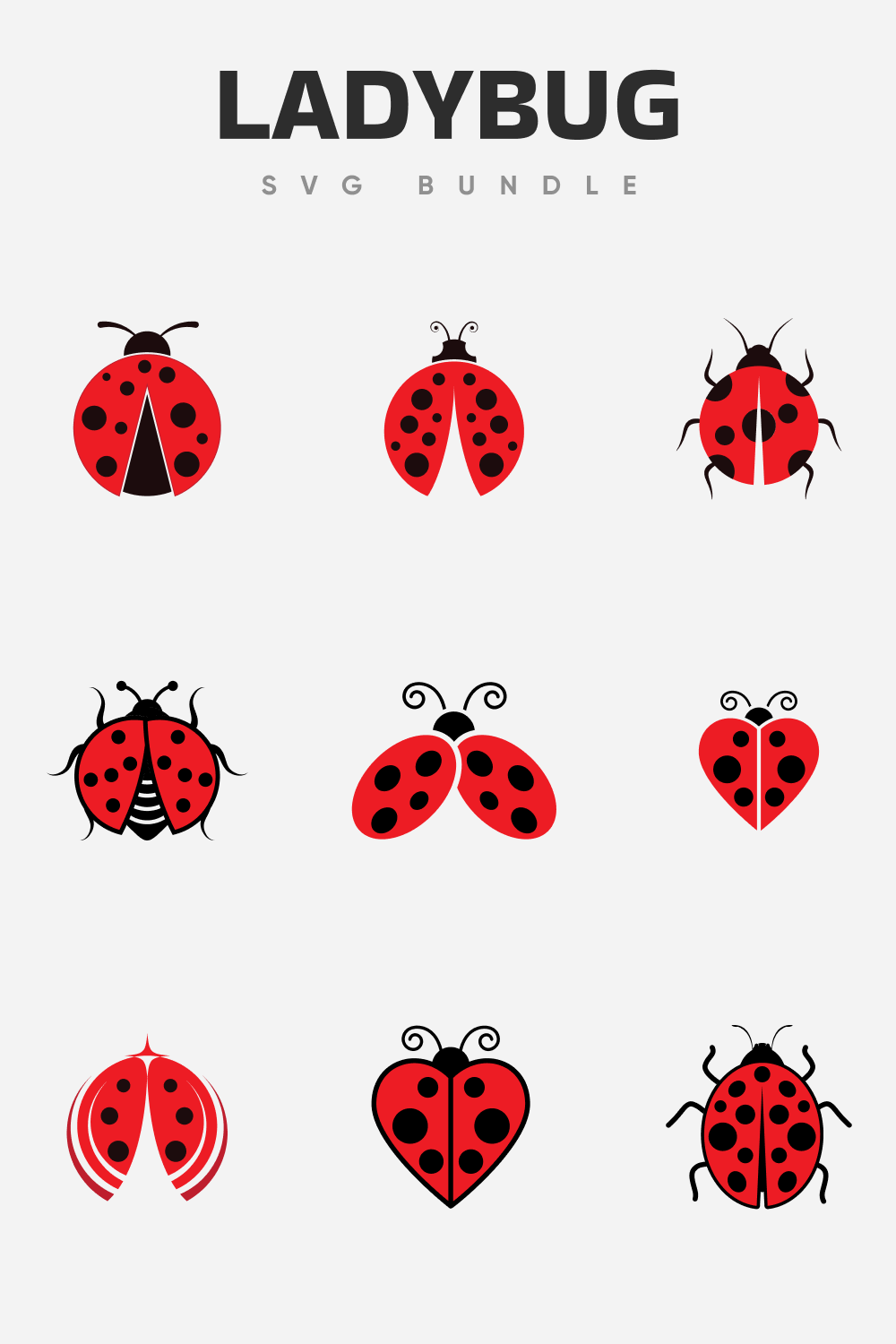 Lady Bug SVG, PNG, DXF. Instant download files for Cricut Design Space,  Silhouette, Cutting, Printing, or more