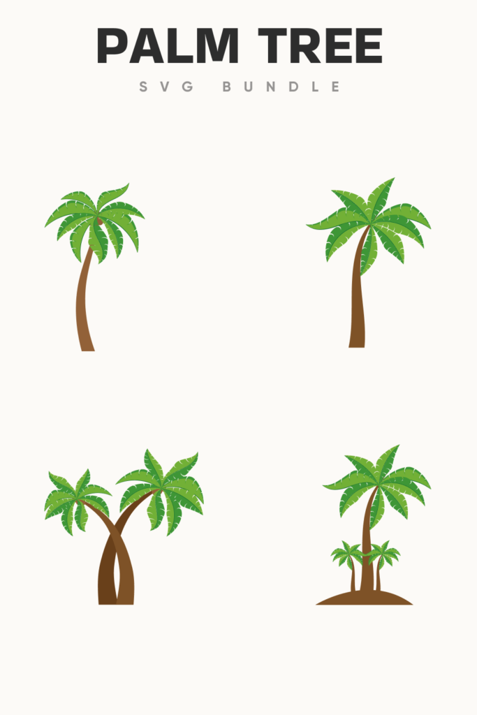 4 Palm Tree SVG Designs – MasterBundles