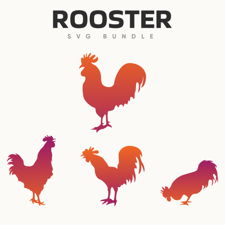 6 Rooster SVG Designs – MasterBundles