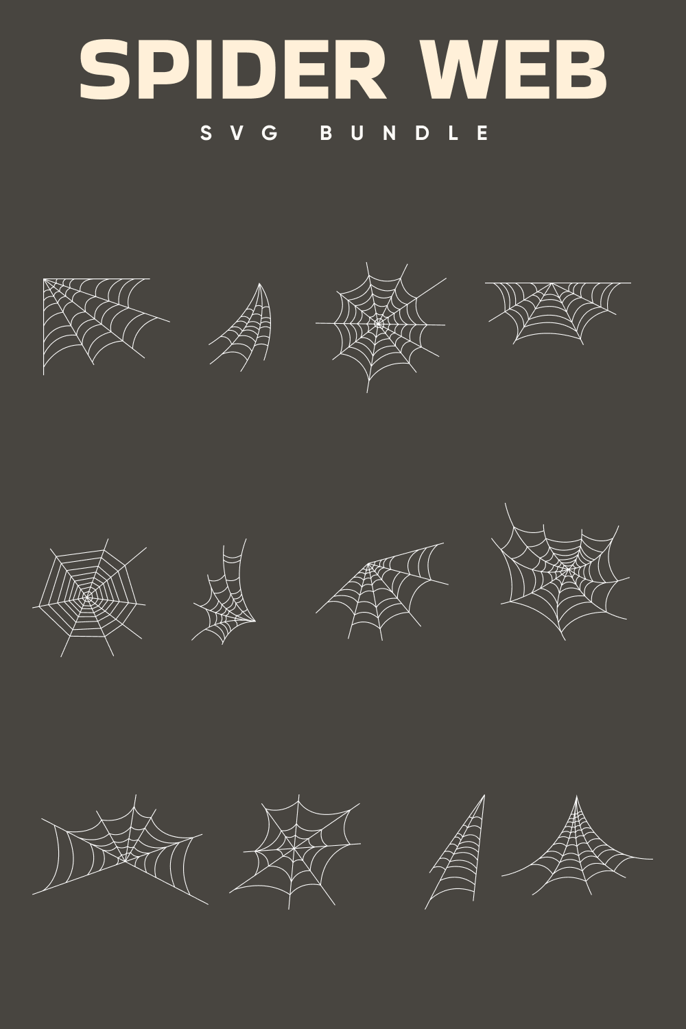 Cool spider web set.