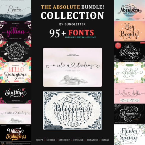 The Absolute Font Bundle Collection.
