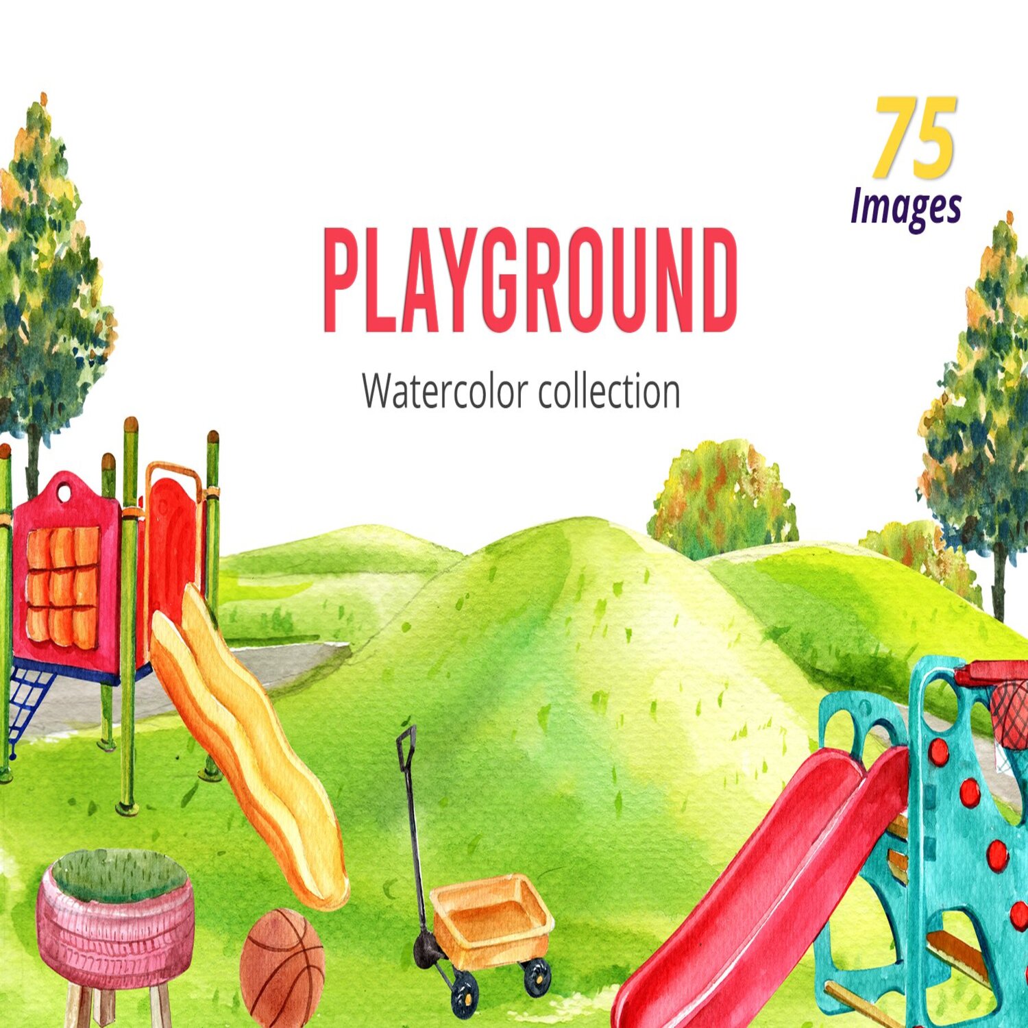 Playground Watercolor Collection cover.