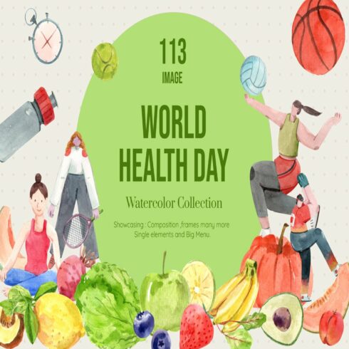 World Health Day Watercolor cover.