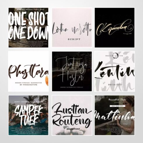 10 Elegant Script Fonts Bundle – MasterBundles