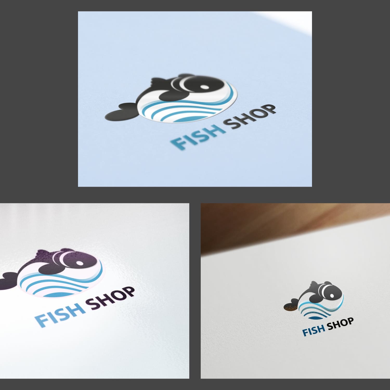 FISH SHOP logotype cover.