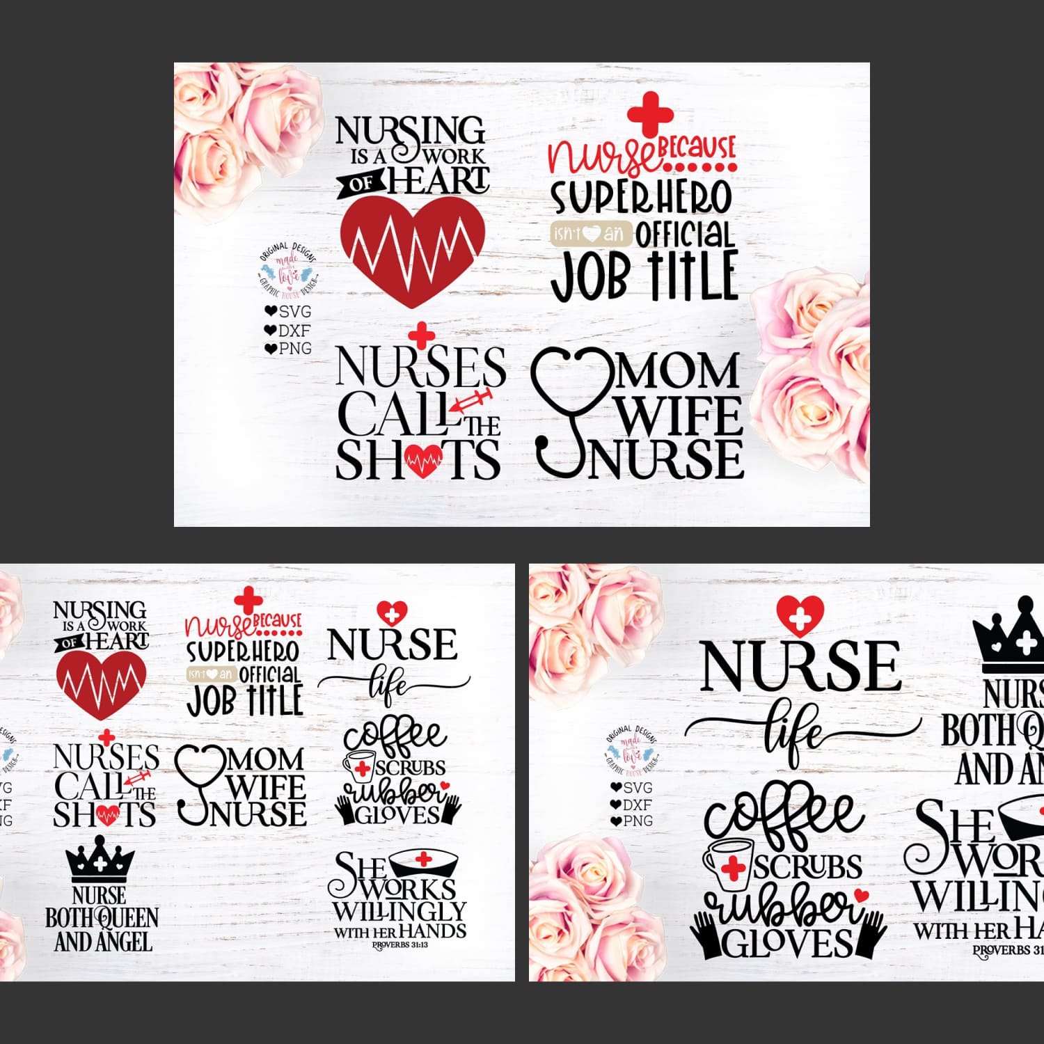 Nurse SVG - Nursing Quotes Bundle cover.