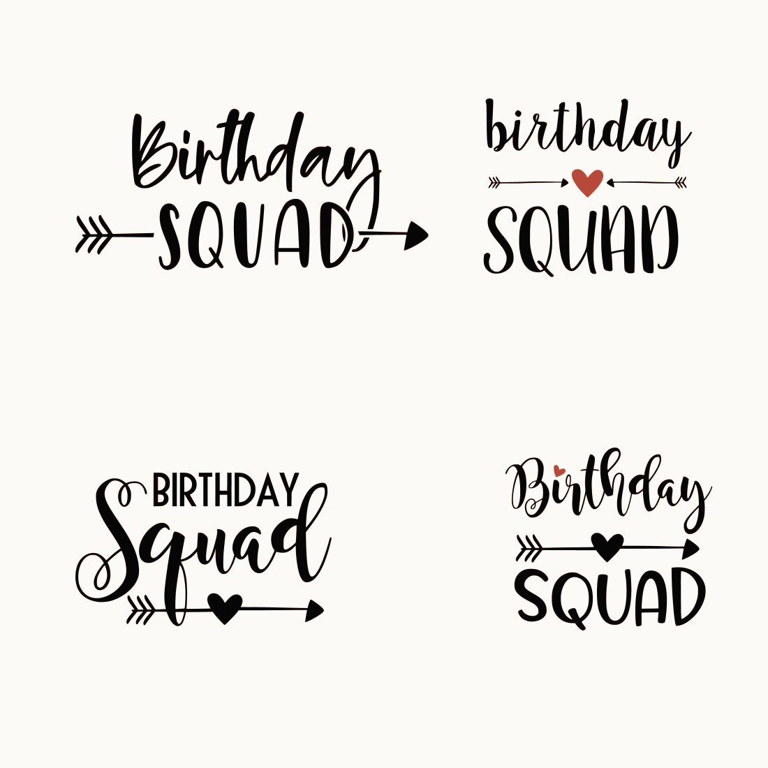 birthday squad svg cover.