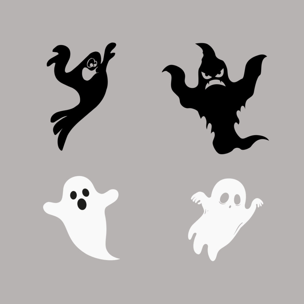 4 Ghost SVG Designs – MasterBundles