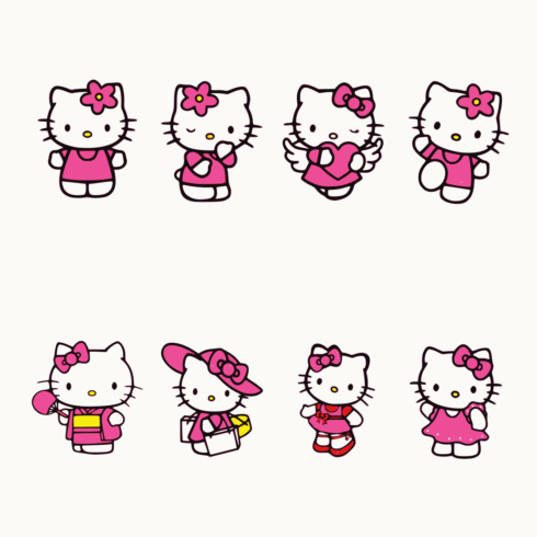 hello kitty svg cover.