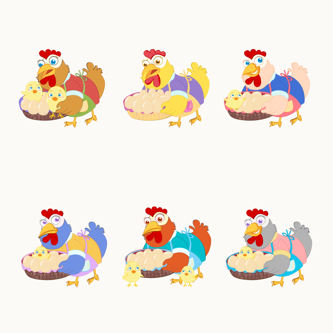 Group of chickens sitting on top of each other.