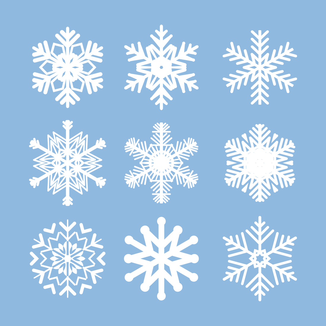snowflake svg cover.