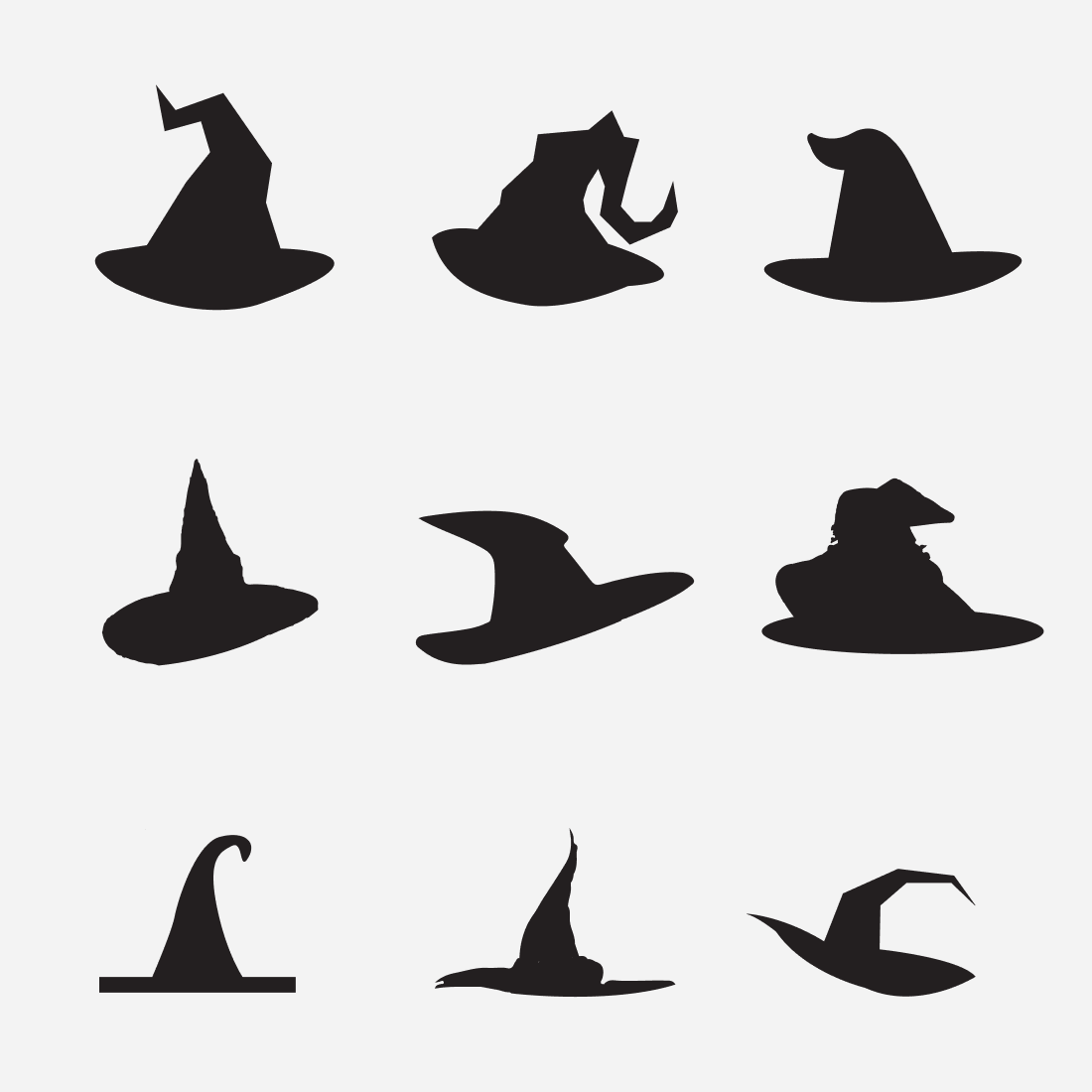 witch hat svg cover.