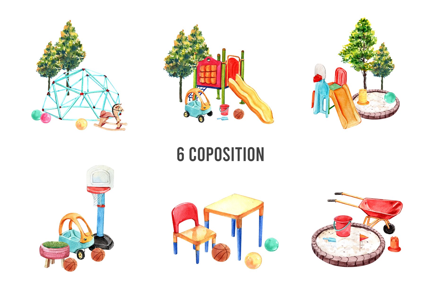 Some playground compositions for you.