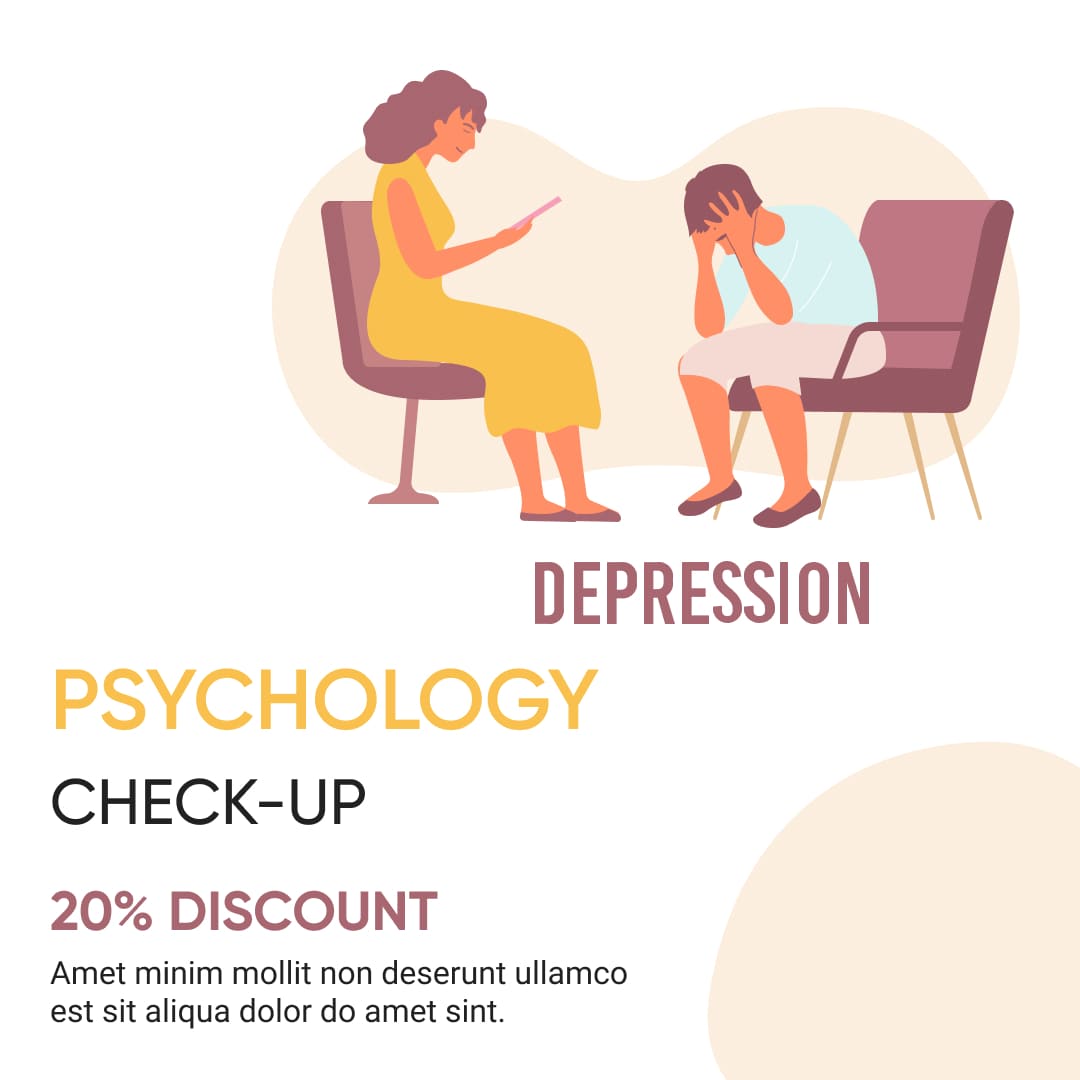 Nice light template for psychologist check-up.