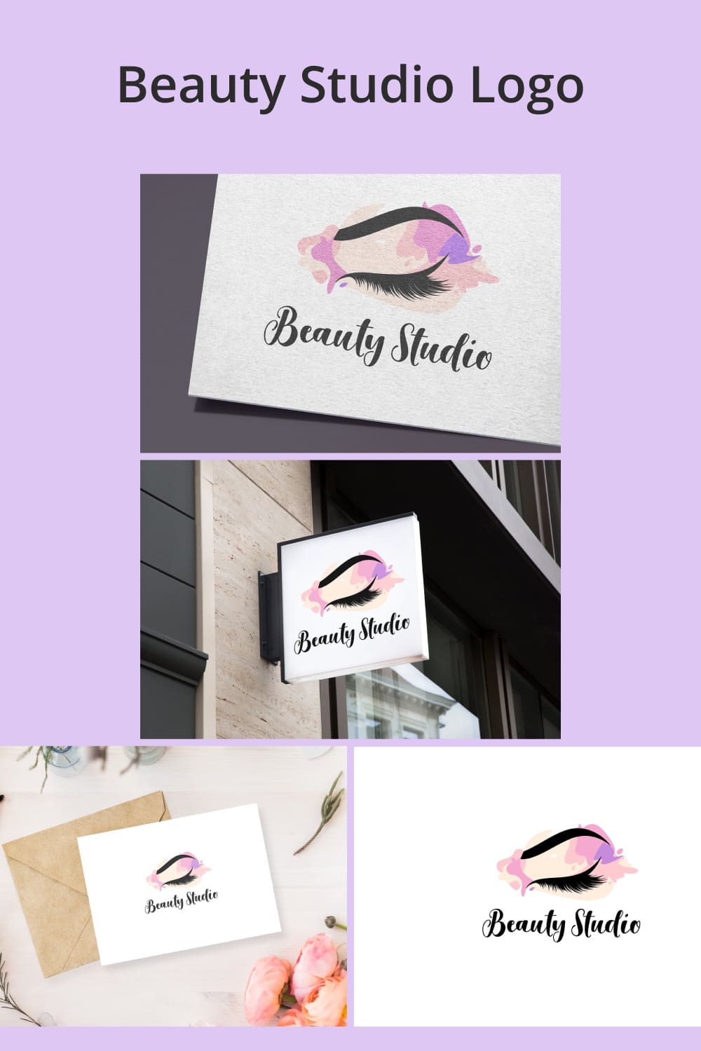 Beauty Studio Logo - pinterest image preview.
