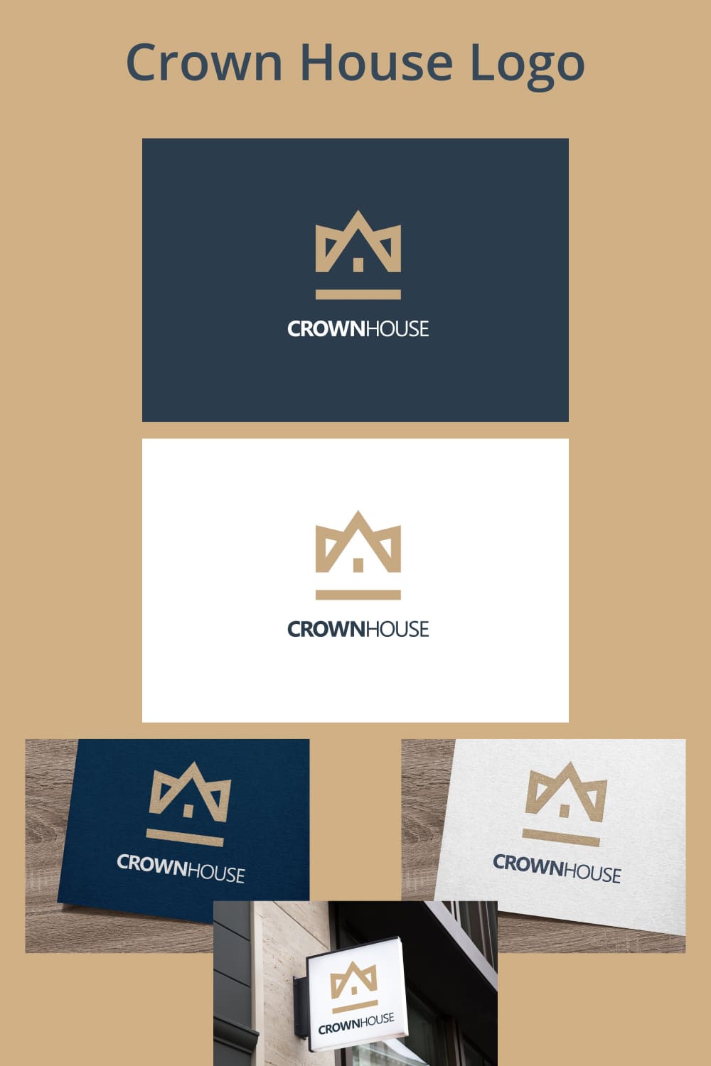 Laconic crown logos.