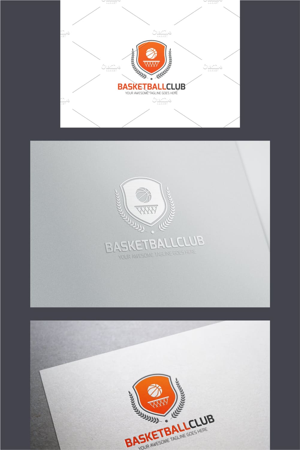 Basketball logo collection.