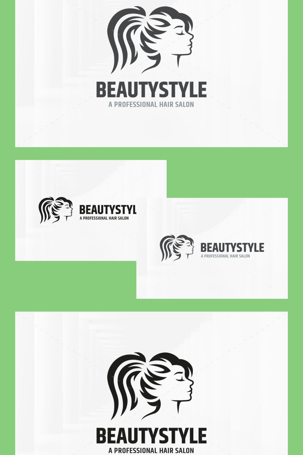 Vector logo design template for beauty salon.