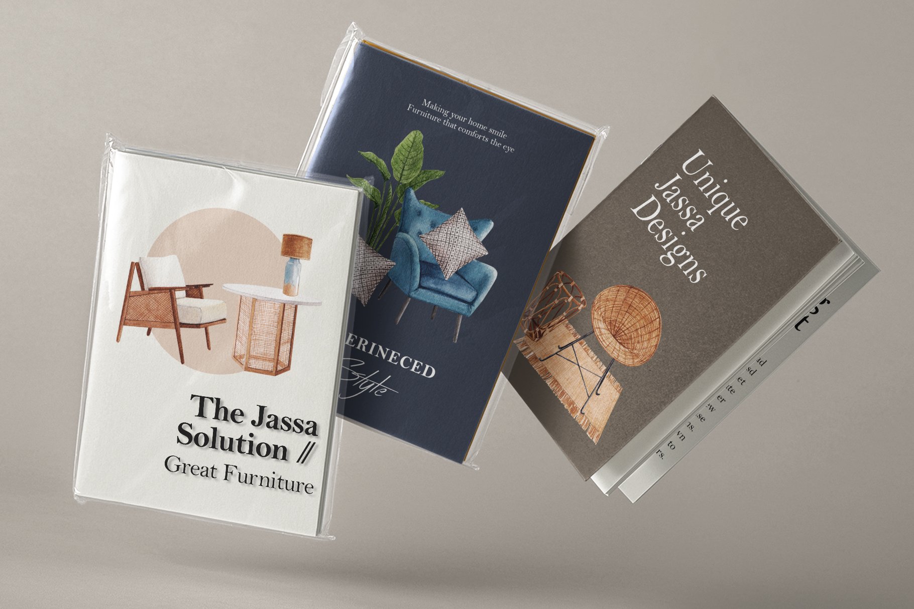 Jassa furniture compositions book cover.