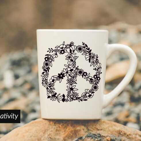 Wildflower SVG, Peace Sign, Hippie SVG – MasterBundles