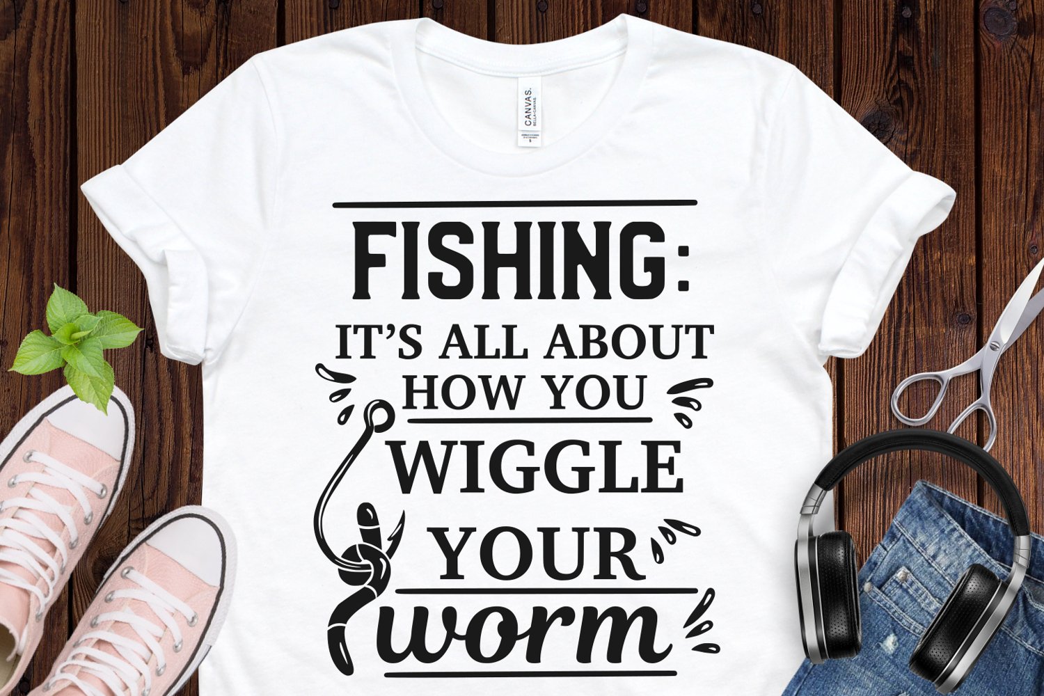 Fishing: it's all about how you wiggle your worm.