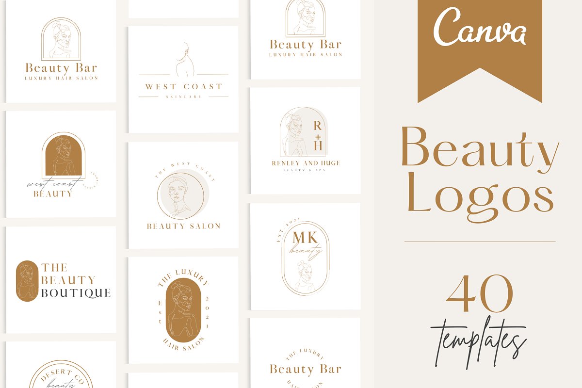Cover image of Beauty Logo Designs.
