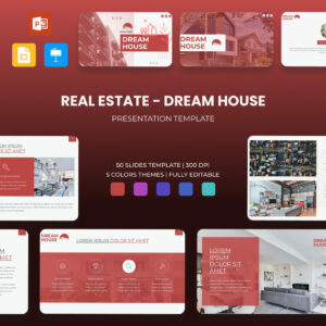 Dream House Presentation Template main cover.