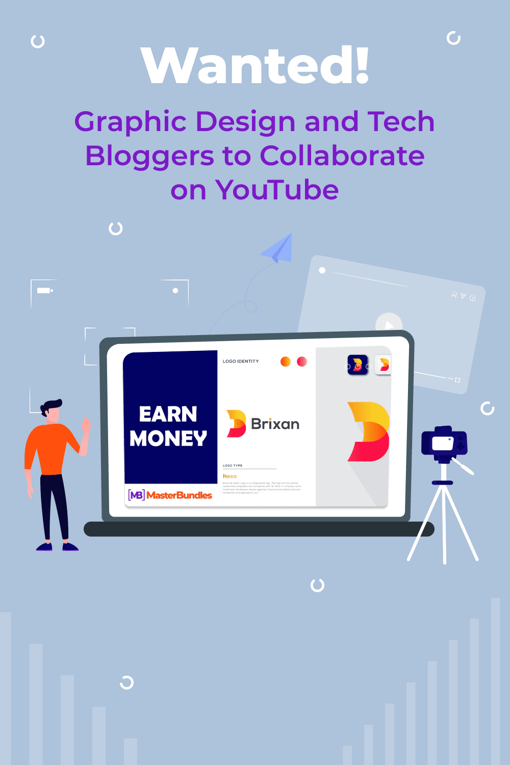 1 wanted graphic design and tech bloggers to collaborate on youtube