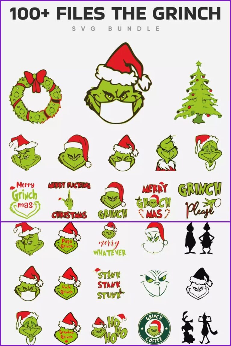 10+ Best Grinch SVG Files in 2022: Free and Paid