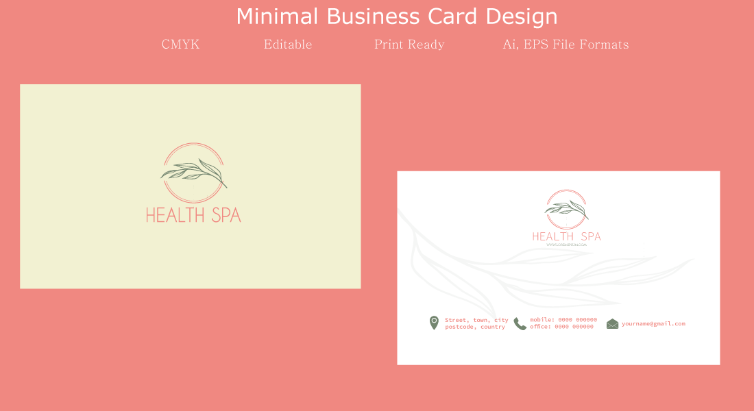 Modern and Creative Editable Business Card Designs previews