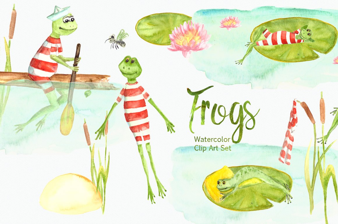 Mini frog posters.
