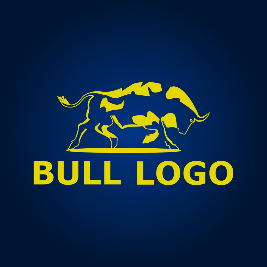 Bull Custom Design Logo Template 7 - MasterBundles
