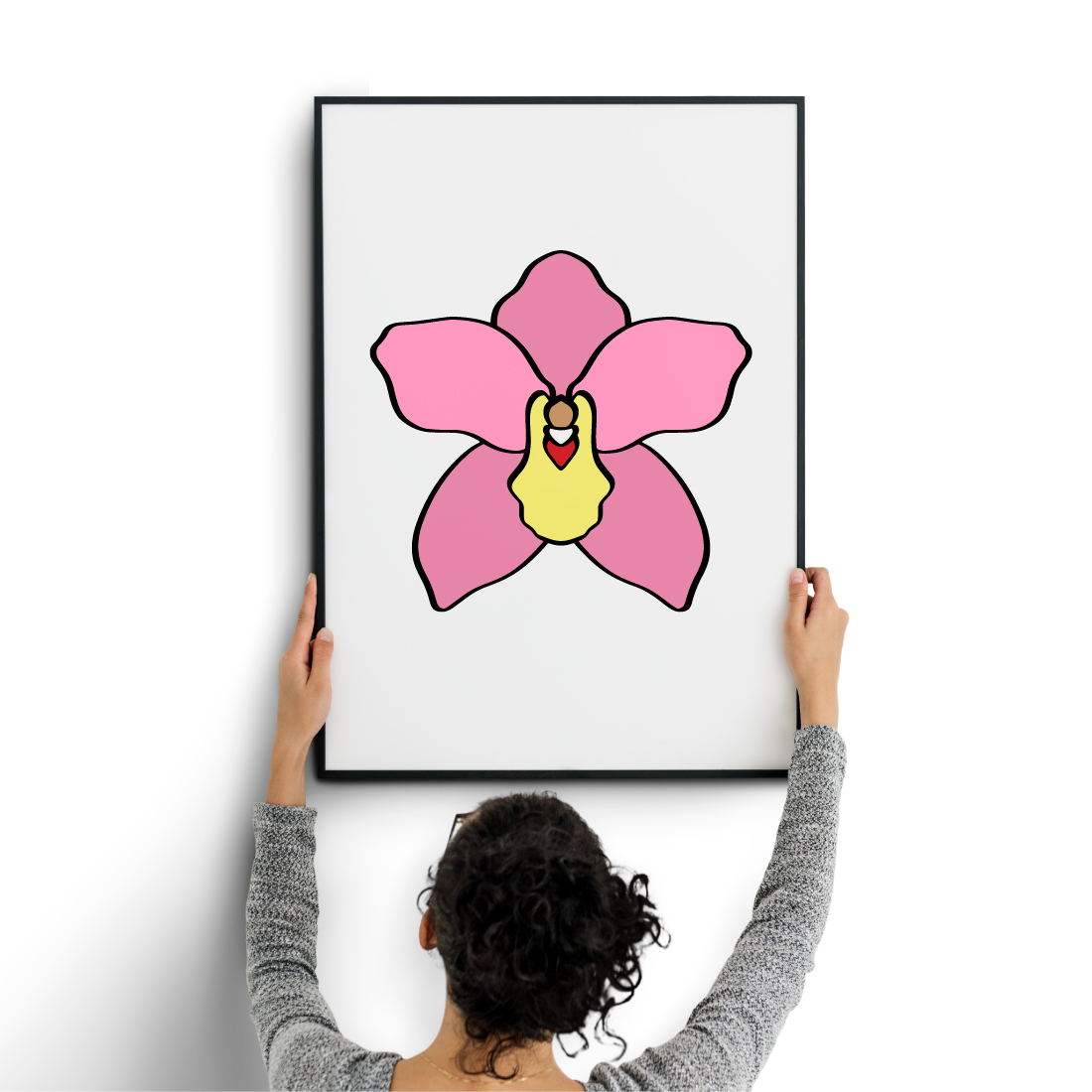 Lotus, Orchid flower Sketch Clipart Doodle Flower Set cover image.