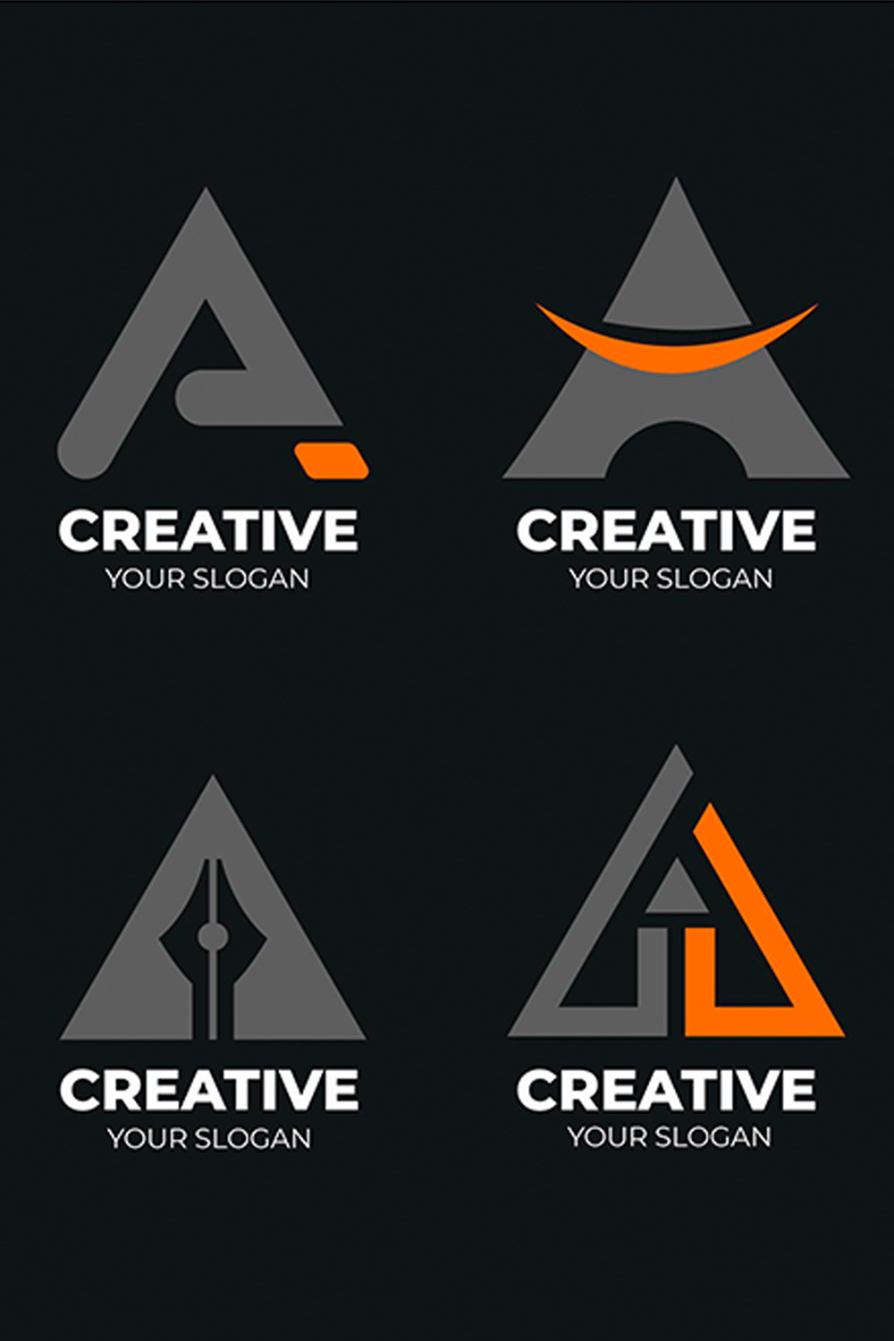 Eight Company Logo. Alpha bat (A) pinterest image.