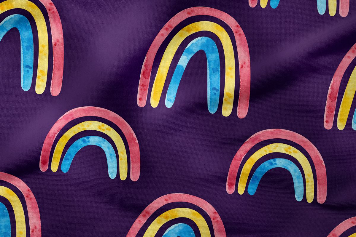 LGBTQIA Pride Month, Rainbow Clipart and Seamless Patterns cover image.