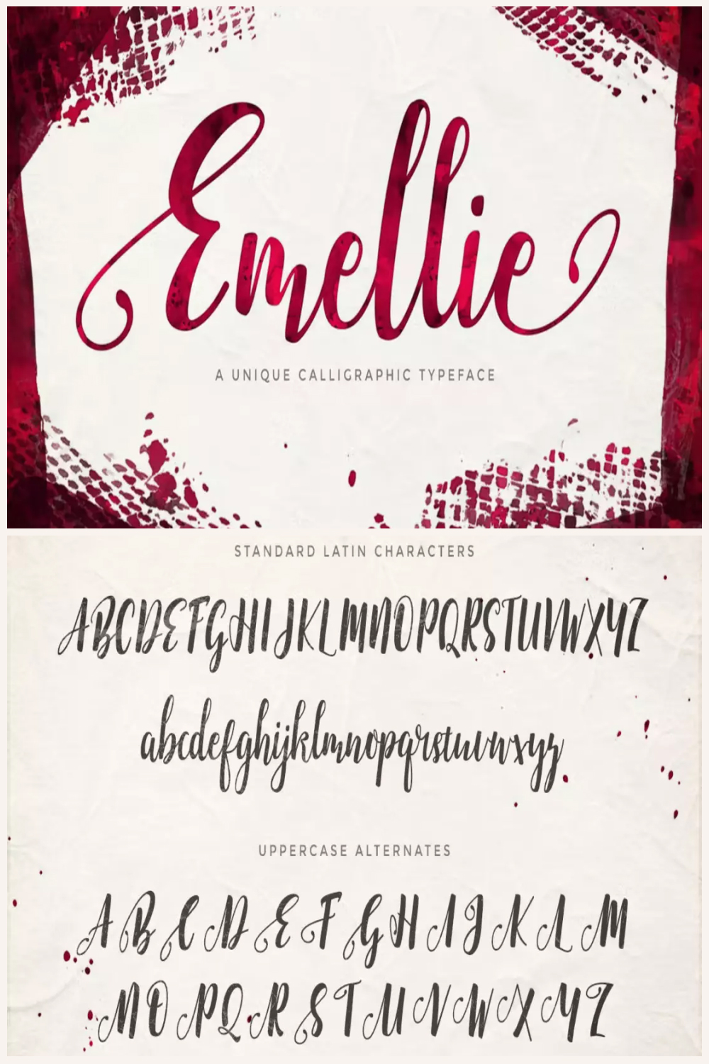 Examples of font with cheerful, feminine strokes.