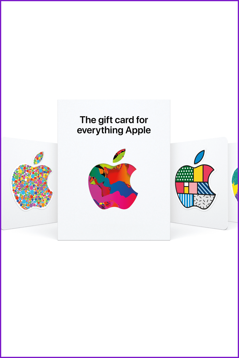 Card with apple - Gift card from Apple Co.