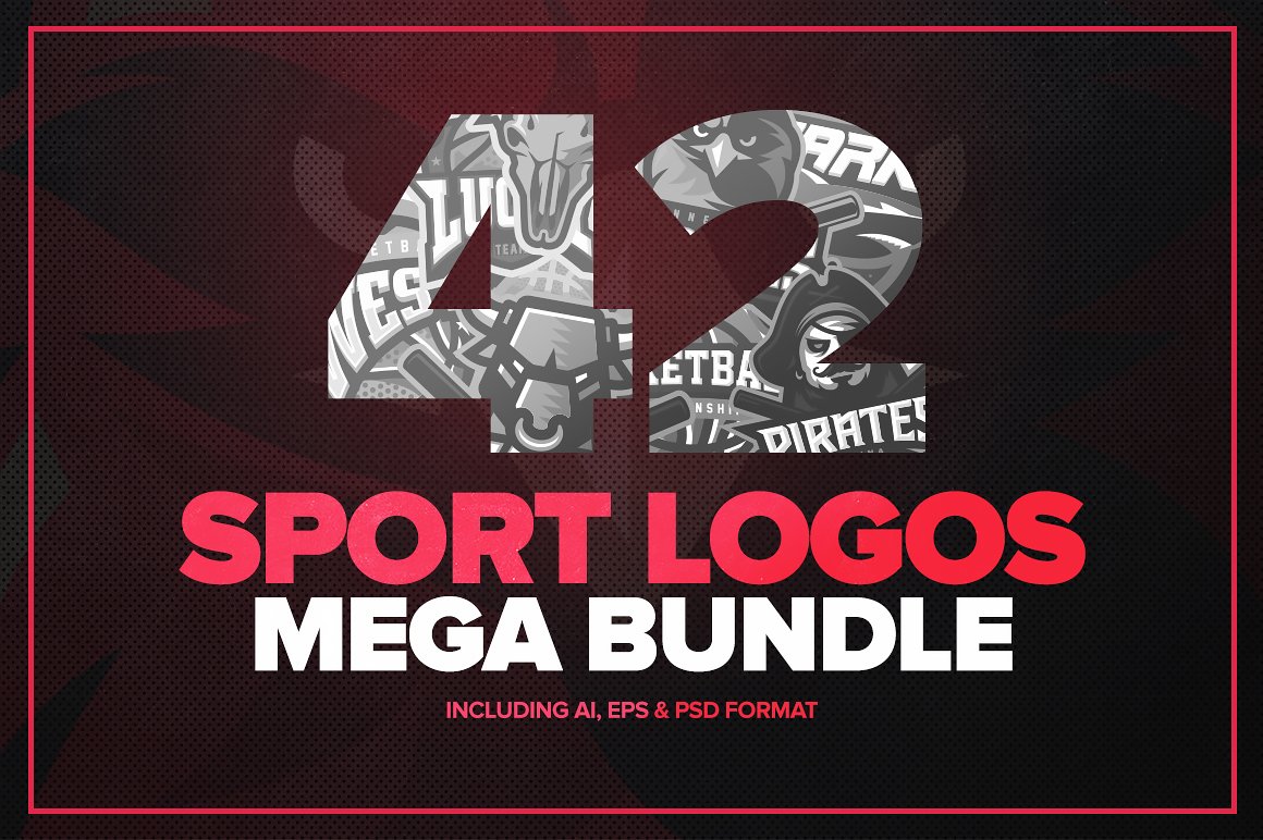 Big sports logos bundle.
