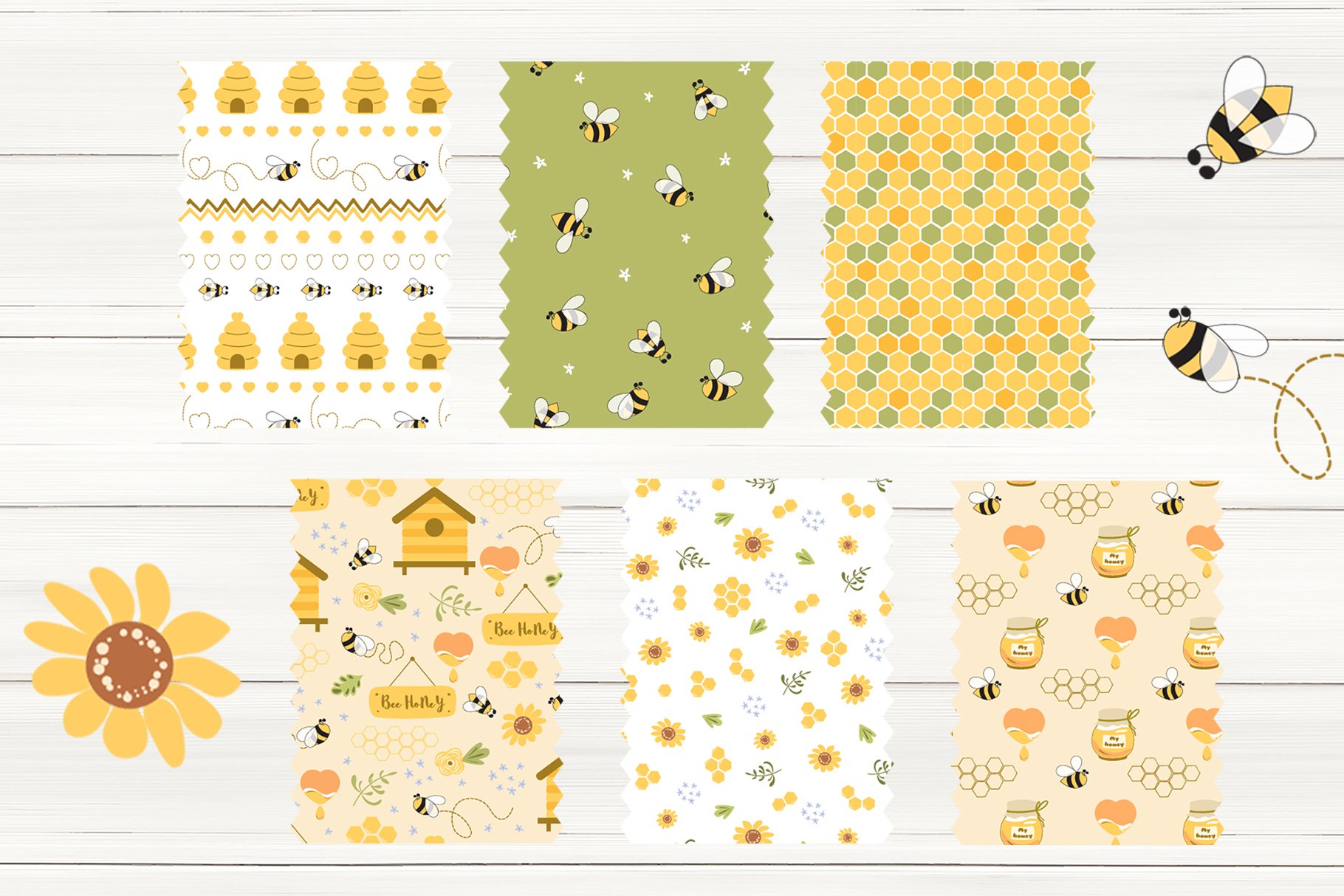 Use this bee set for your project.