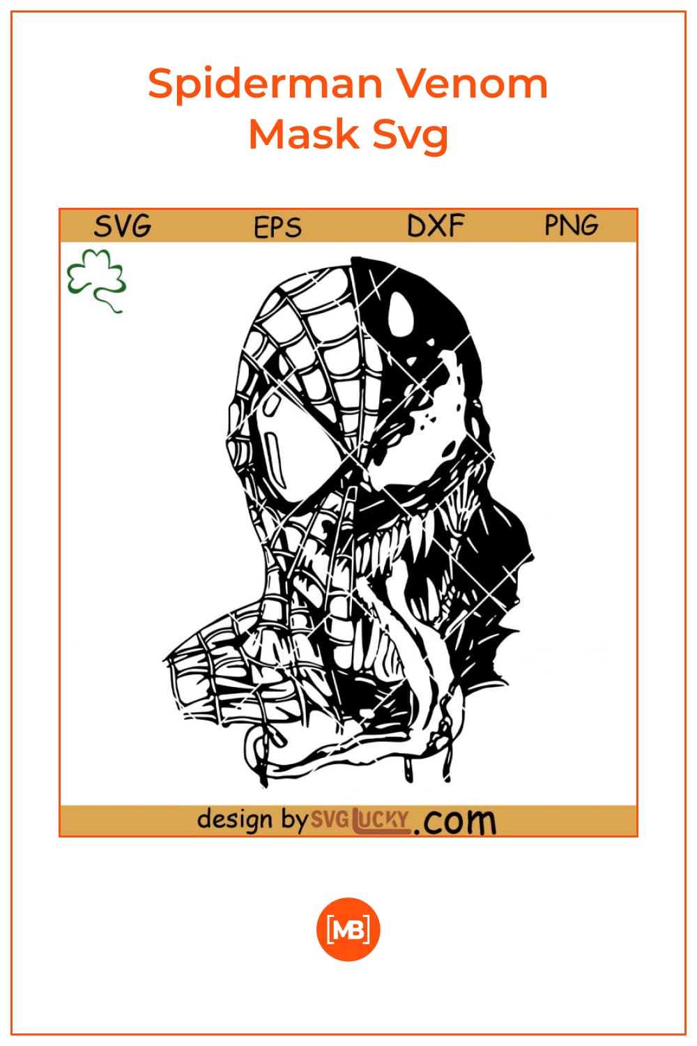 Spider-Man Venom Mask Svg.